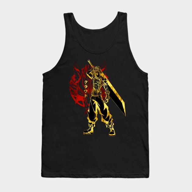 Cloud Strife Tank Top by saufahaqqi